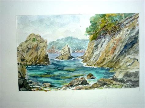 Costa Brava Costa Painting Art Art Background Painting Art Kunst