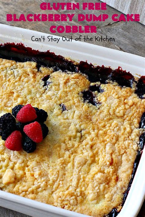 Served alone or with a heaping scoop of ice cream, these recipes are insanely good. Gluten Free Blackberry Dump Cake Cobbler - Can't Stay Out ...