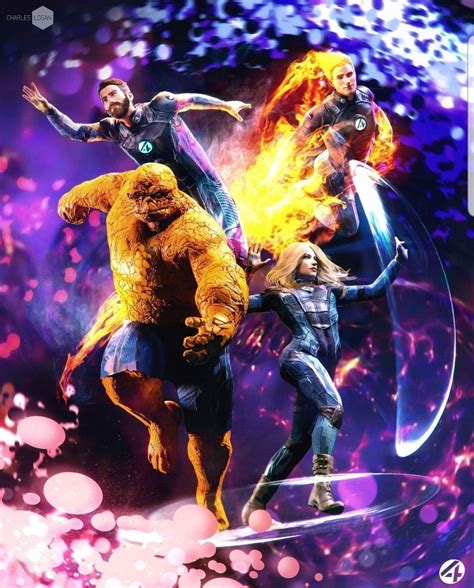 The Fantastic Four 4️⃣pack Artist Charles Logan Fantastic Four