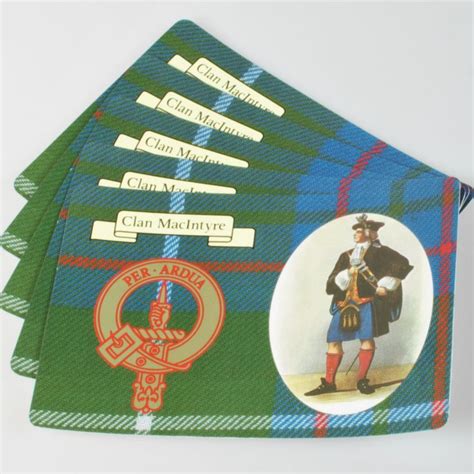 Macintyre Clan Crest And Tartan Postcard 5 Pack To Clear In 2022