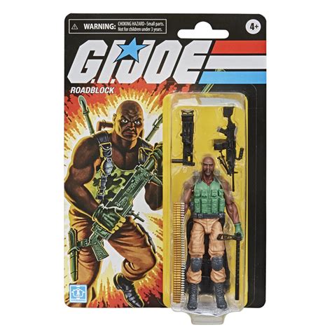 G I Joe Retro Roadblock Inch Action Figure Kapow Toys