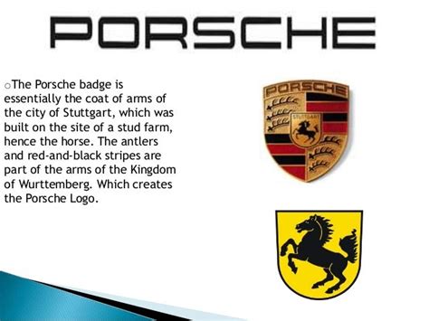 Porsche Logo Explanation