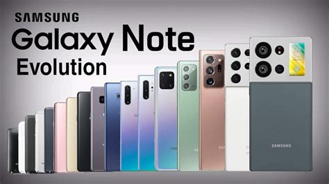 Evolution Of Samsung Galaxy Note Samsung Galaxy Note 22 Ultra Youtube