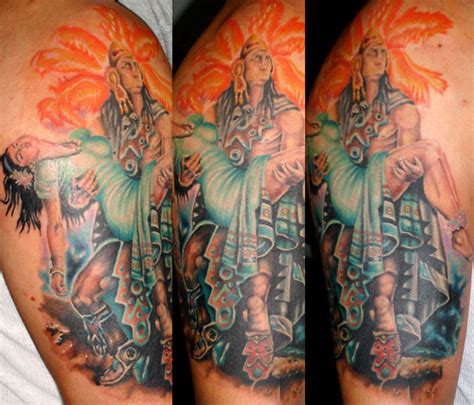 Janina Gavankar Aztec Tattoos Designs