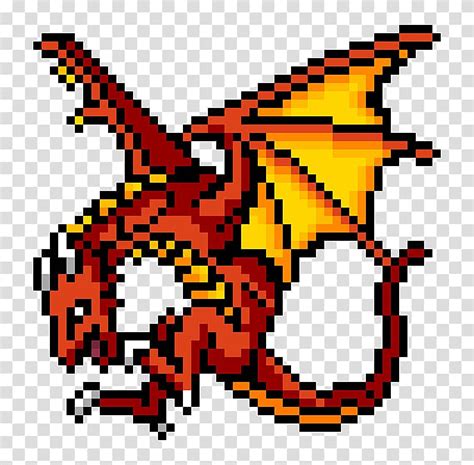 Perler Beads Pixel Art Dragon Dragon Transparent Background Png