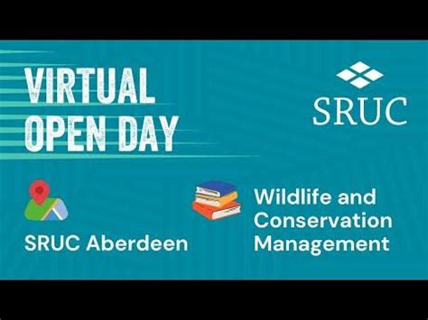 SRUC Aberdeen Wildlife & Conservation Management online open day - YouTube