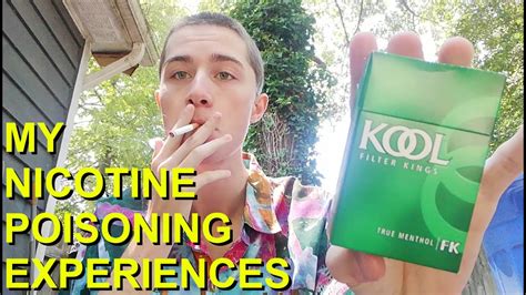 My Nicotine Poisoning Experiences Youtube