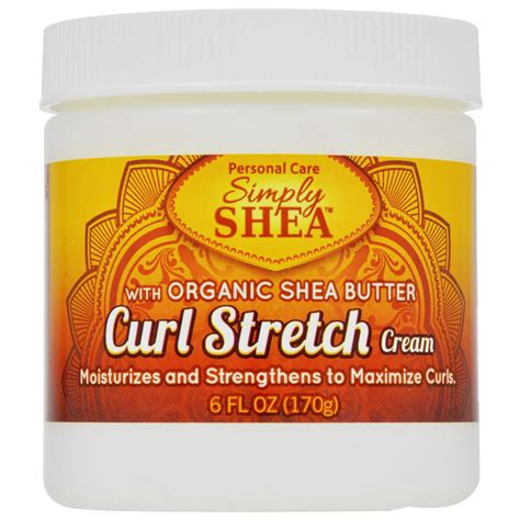 Curl Cream Curly Hair Products Hair Cream Shea Curl Stretch Cream 6 Oz Jar
