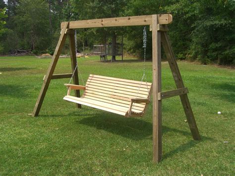 How To Build Swing Stand With Images Porch Swing Frame Porch Swing