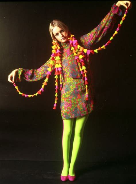 colorful psychedelic fashion sixties fashion 1960s fashion