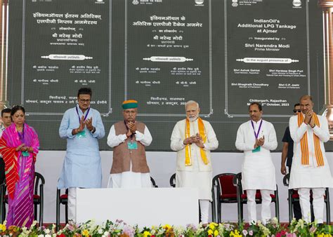 Pm Lays Foundation Stone And Dedicates To Nation Various Development