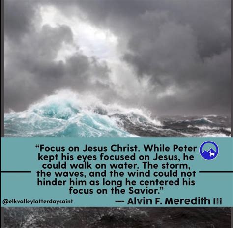 Dont Focus On The Storm Focus On Christ Spiritual Crusade