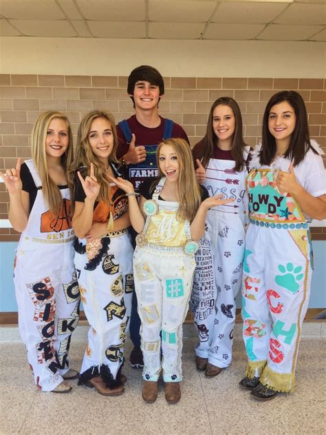 These Are Senior Overalls My Friends And I Did For Overall Day At Our