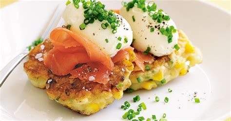 Enjoy!1 avocado smashed ½ lemon zested and juicekosher salt and pepper tt¼ cups. Corn fritters with smoked salmon