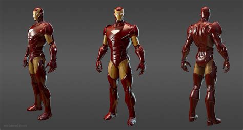 25 Beautiful Marvel Super Heroes Character Designs And 3d Models