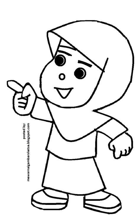 Kumpulan gambar kartun muslimah bercadar lucu dan cantik kualitas hd free download untuk wallpaper dan profile wa maupun fb. Mewarnai Gambar: Mewarnai Gambar Sketsa Kartun Anak ...