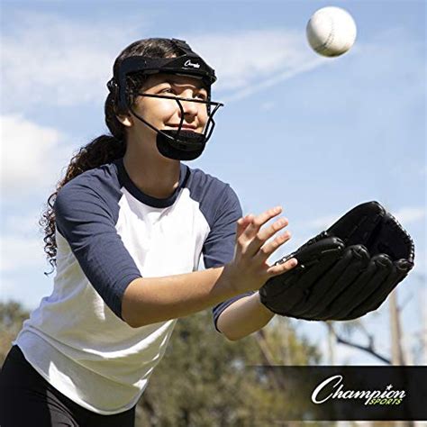 Champion Sports Steel Softball Face Mask Classic Fielders Masks For
