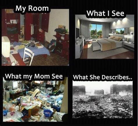 The Ultimate Truth About Tidy Or Messy Rooms Funny Pictures Funny