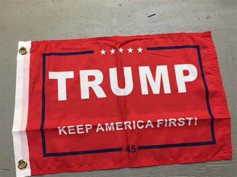 trump 2020 keep america first red campaign flags 12x18 inches 100d rou flags by the dozen