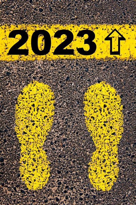 Year 2023 Is Coming Message Conceptual Image Stock Image Colourbox