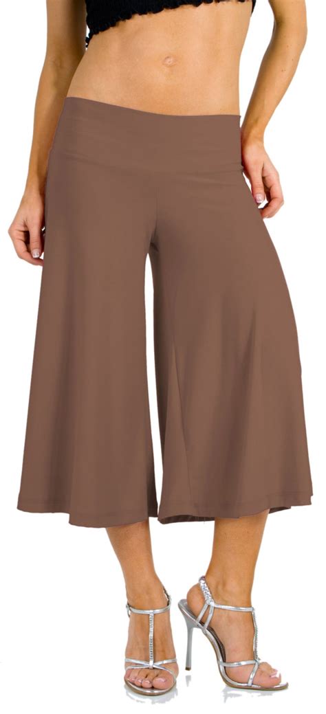 Flowy And Comfy Women S Capri Gaucho Pants Plus Sizes Etsy