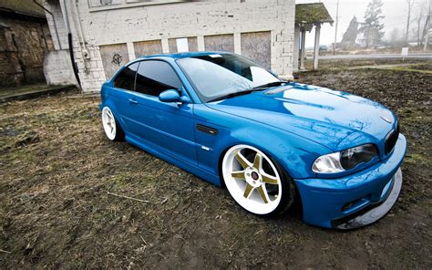 Wallpaper Blue Cars Sports Car Bmw M3 E46 Tuning Coupe