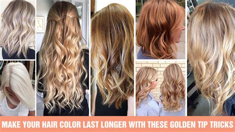 Make Your Hair Color Last Longer With These Golden Tip Tricks