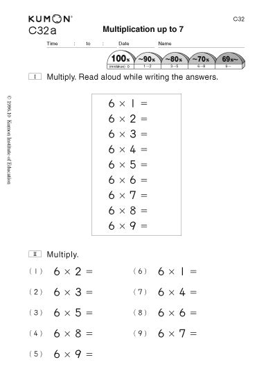 When you return the answer book you can get the next level's answer book. Image result for kumon exercises addition | Kumon ...