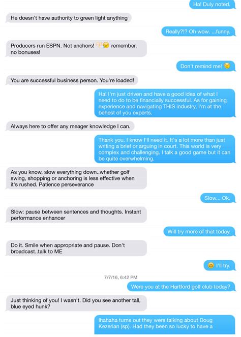 Here Are The Texts Espns John Buccigross Sent To Coworker Which She
