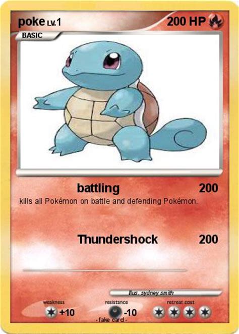 Pokémon Poke 785 785 Battling My Pokemon Card