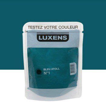 Identificateur de produit nom du produit : Testeur peinture bleu atoll 1 LUXENS Couleurs intérieures satin 0.05 l | Leroy Merlin | Couleur ...
