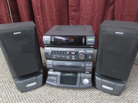 Lot Detail Sony Stereo System 5 Cd Changer And Dual