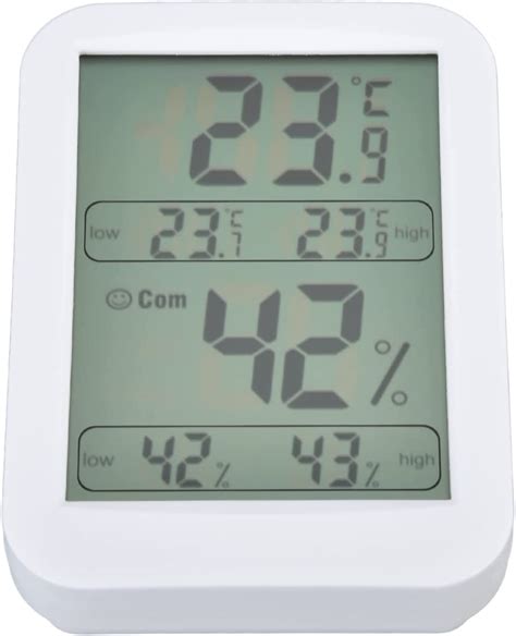 Termômetro Digital Higrômetro Grande Medidor de Umidade de Temperatura
