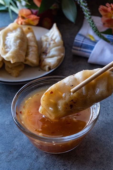 This dumpling dipping sauce is made with soy sauce, rice vinegar, scallions, garlic, cilantro, and ginger. Asian Dipping Sauce • A Table Full Of Joy | Recipe | Asian ...