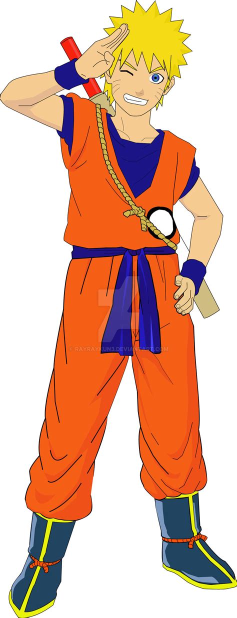 Naruto In A Goku Costume By Rayraykun3 On Deviantart