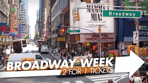 Broadway Week Offers 2 For 1 Tickets And Free Dessert September 4 16
