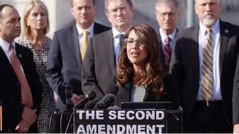 Second Amendment Caucus Co Chair Rep Lauren Boebert Takes Action To