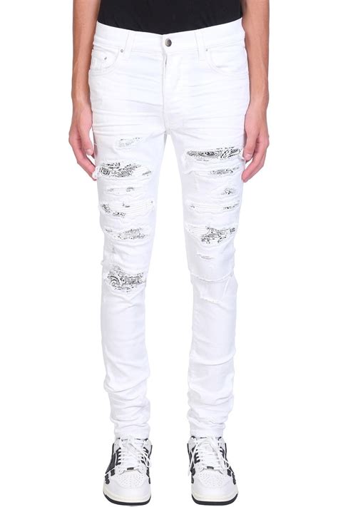 Amiri Jeans In Denim Men In White For Men Lyst