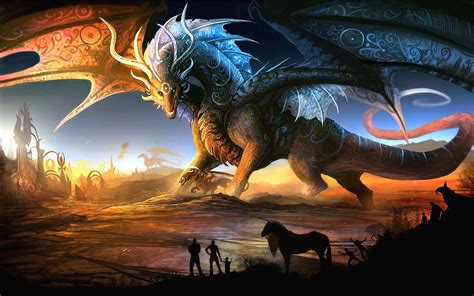 Dragon Fantasy Art Wallpapers Wallpaper Cave