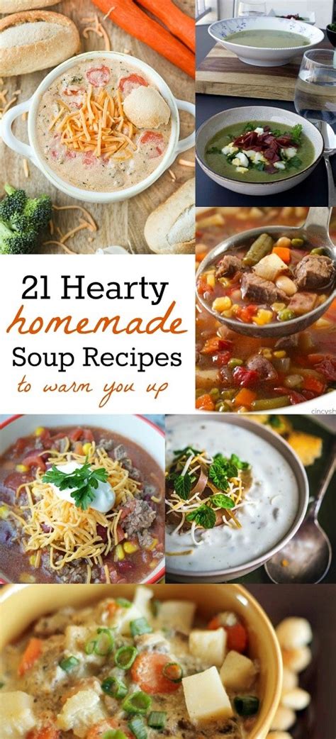 21 Hearty Homemade Soup Recipes To Warm You Up This Winter