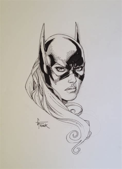 Batgirl By Gary Frank In Marshal Laws Batman Comic Art Gallery Room