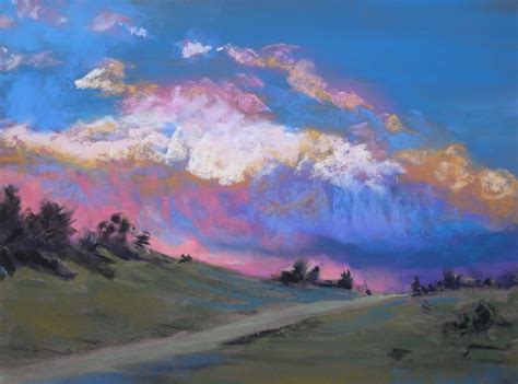 Pastel Artists International Evening Sky By Colorful Colorado
