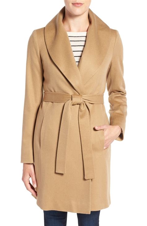 Fleurette Shawl Collar Cashmere Wrap Coat Regular Nordstrom Coats