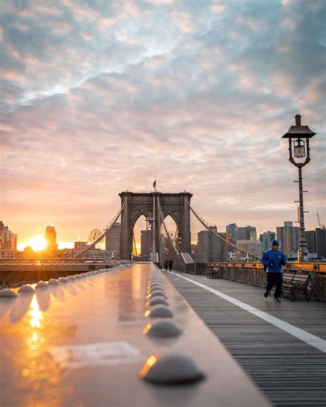 Brooklyn Bridge At Sunrise January Rsonyalpha