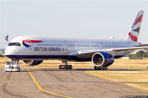 The modern new aircraft is configured to transport 331 passengers in a three class layout featuring: British Airways Airbus A350-1041 cn 326 F-WZFH // G-XWBA ...