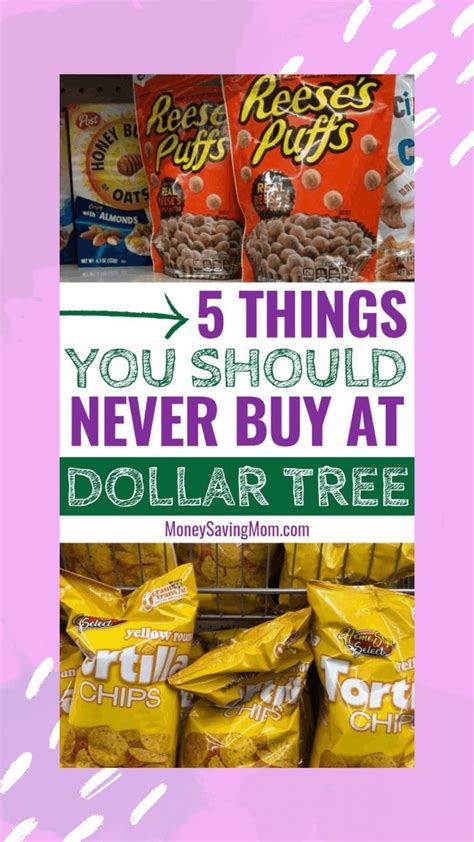 5 Things You Should Not Buy At Dollar Tree Money Saving Mom Shopping