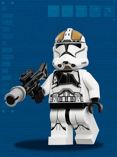 Lego Star Wars Minifigures Heavy Clone Trooper Gunner Phase