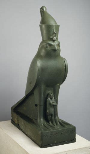 The God Horus Protecting King Nectanebo Ii 360 Bc Dynasty 30 Reign Of Nectanebo Ii Ancient