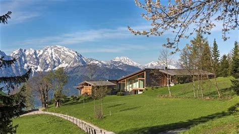 Alpine Estate Located In Salzburg Austria Positioned On The Edge Of A