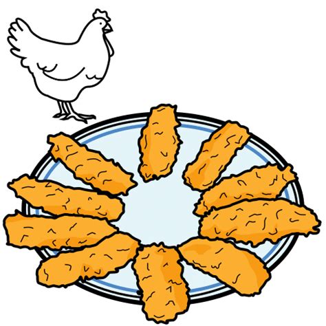 Chicken Fingers In Arasaac · Global Symbols